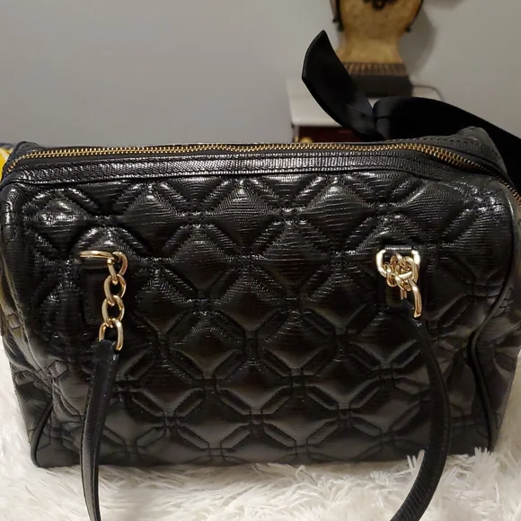 Kate Spade black quilted handbag - Picture 5 of 7